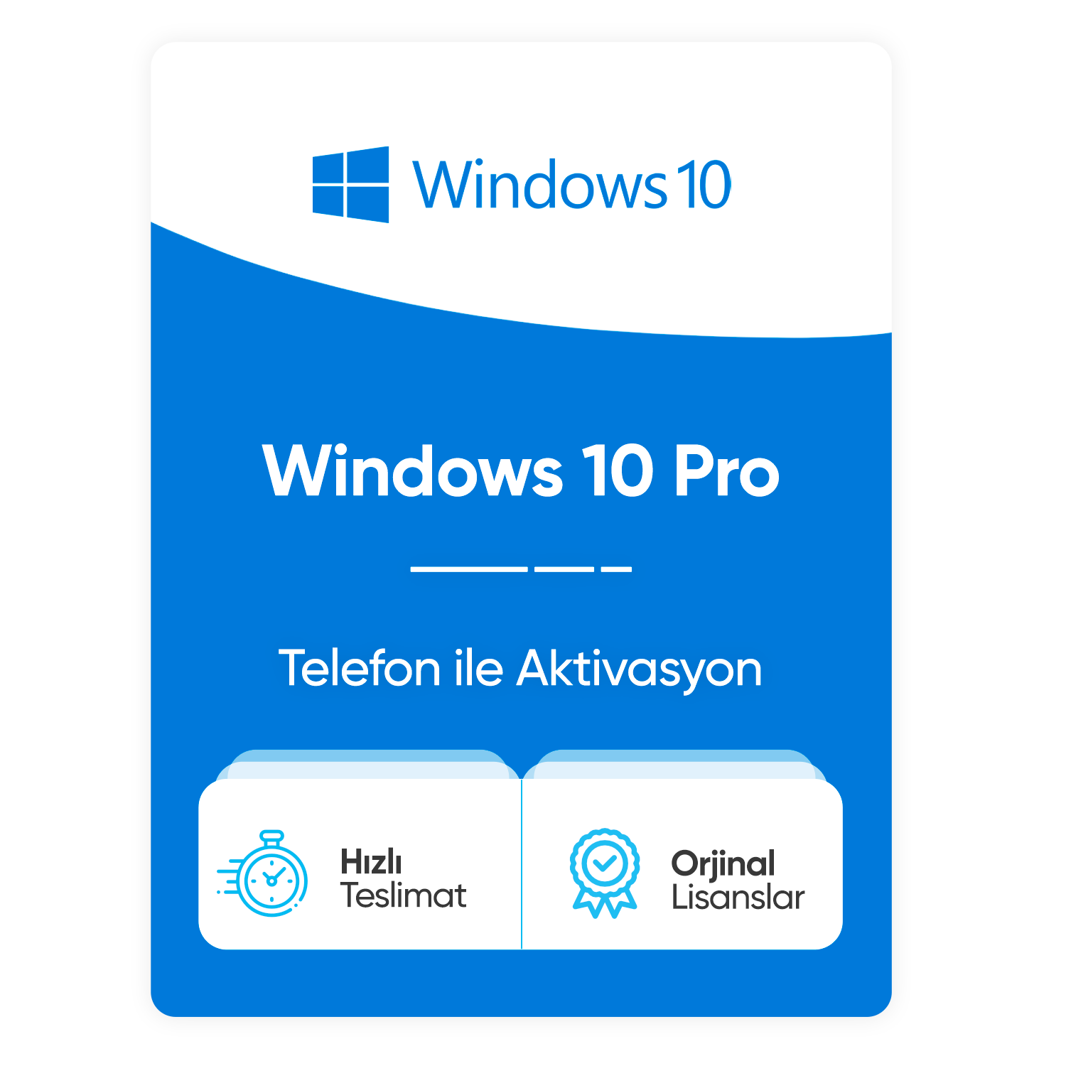 Windows 10 Pro – Telefon Aktivasyon