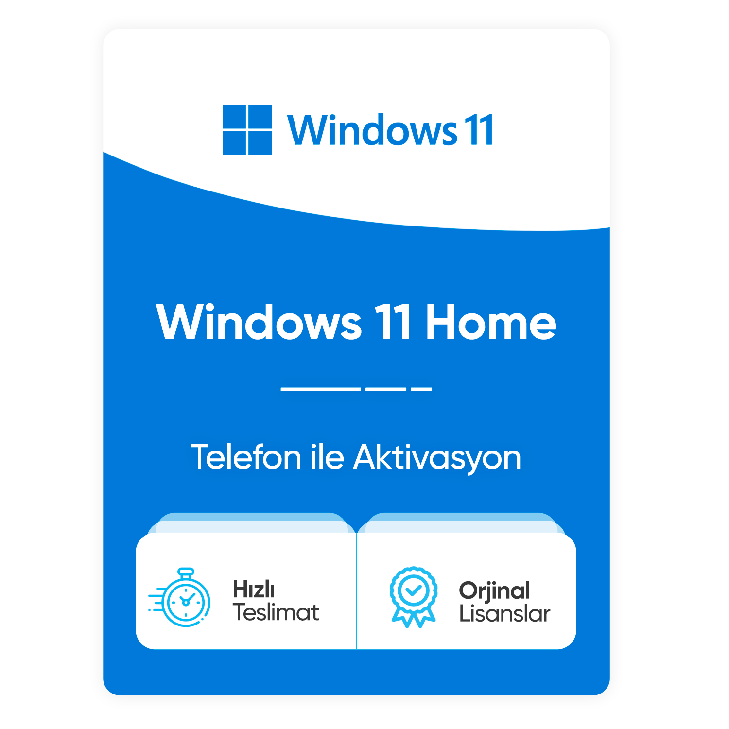 Windows 11 Home – Telefon Aktivasyon